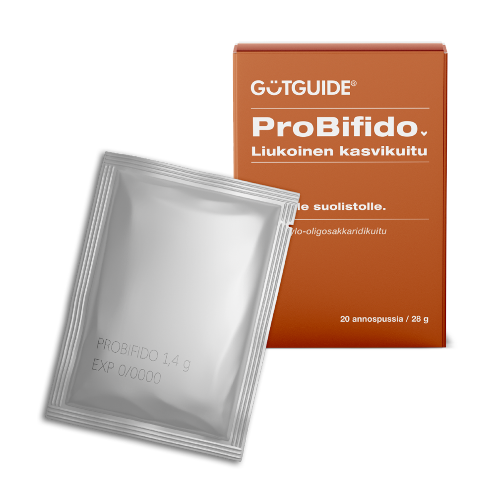 GutGuide®Probifido - Bakteerien ravintokuitu - 10 annospussia
